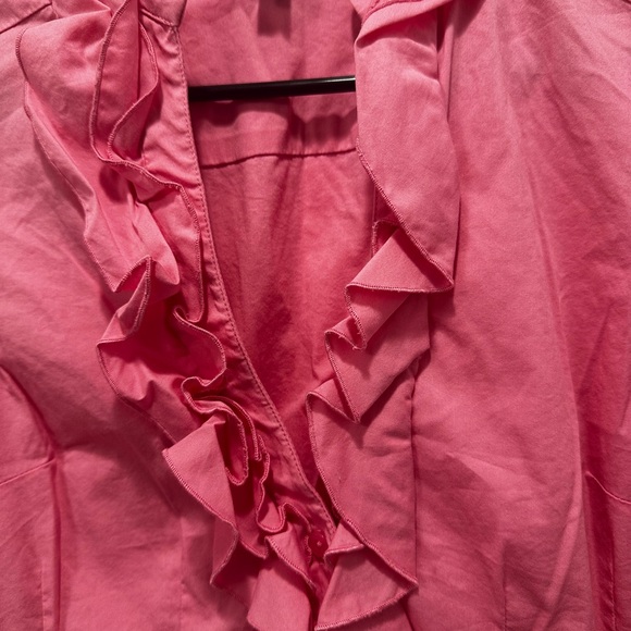 Women's Pink Ruffle Top - Picture 5 of 5